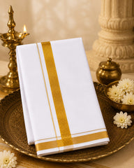 White Small Jari Angvashtram