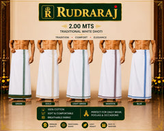 Plain Border Cotton Pancha