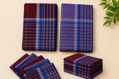 Premium Men's Cotton Handkerchiefs – Pack of 6