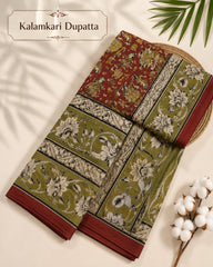 3 PCS PURE COTTON KALAMKARI DRESS MATERIAL