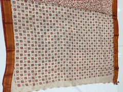 Kalamkari Chennuri Silk Nizam Border Sarees