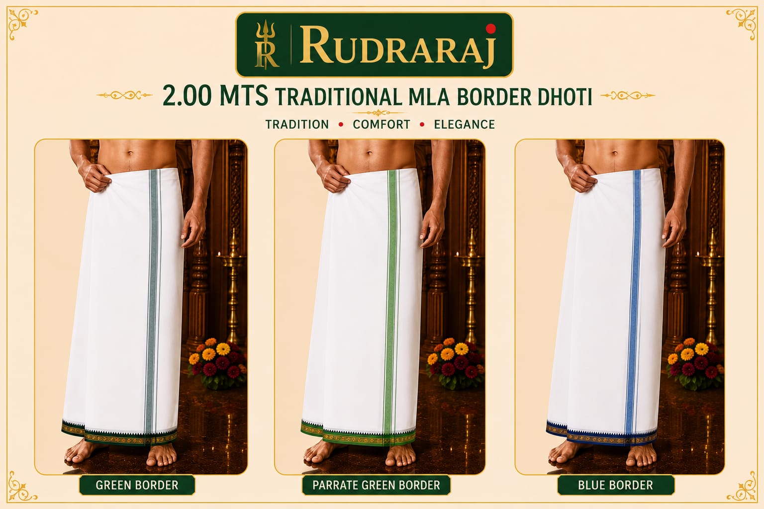 MLA Border Cotton Pancha