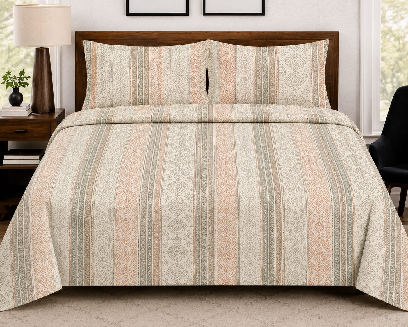 London Luxury Queen Size Bedsheet Set