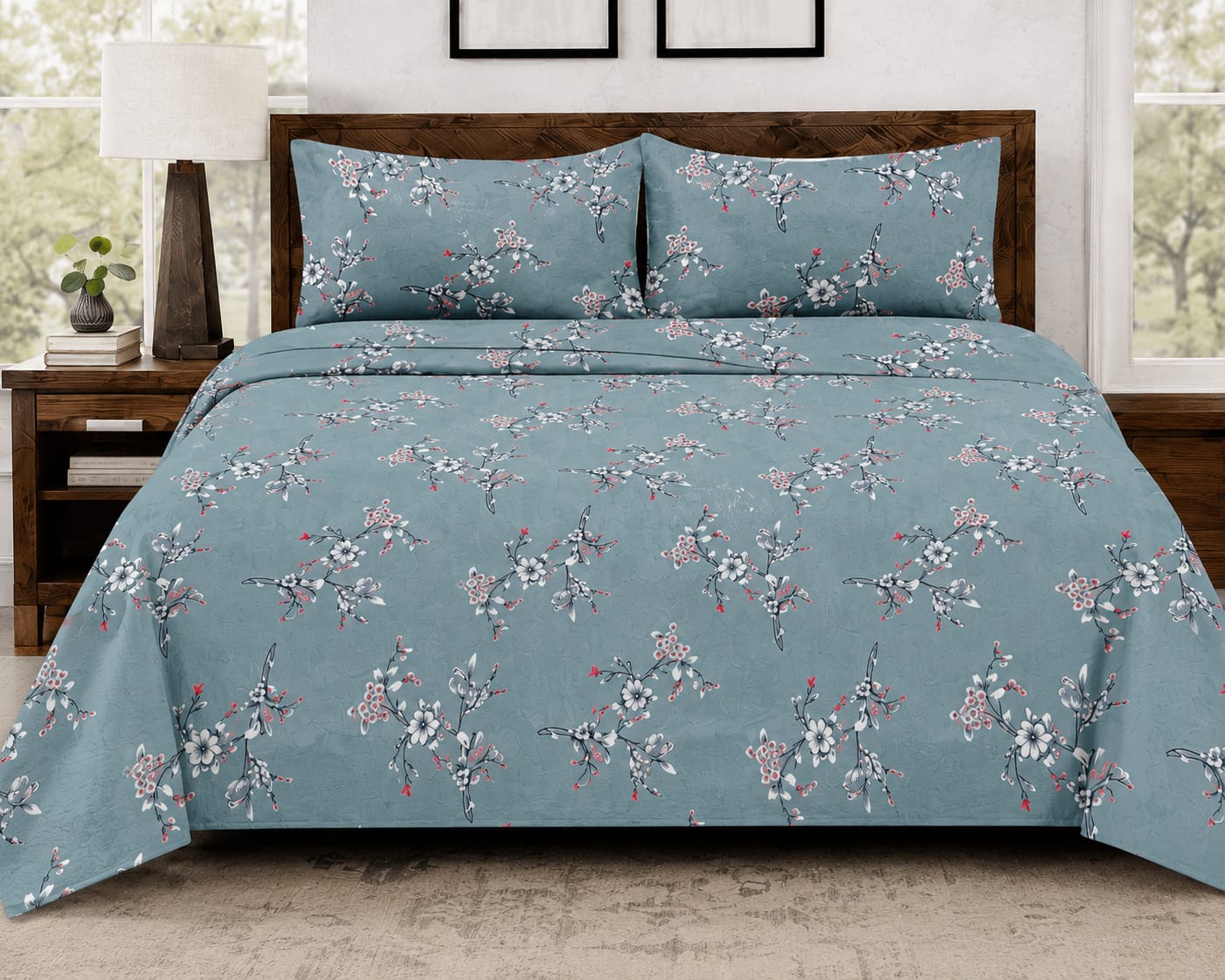 London Luxury Queen Size Bedsheet Set