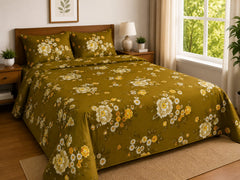 Excellence 200 TC Premium 100% Cotton King Size Bedsheet Set
