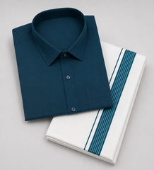 Premium Cotton Shirt & Pancha Set