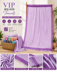 VIP Big Size Towels (Pack of 6)