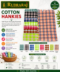 Cotton Hankies – Pack of 12