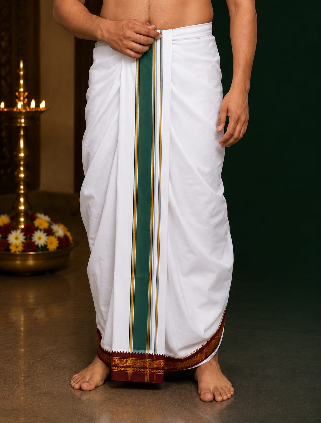 4 Meter Mayilkhan Cotton Dhoti