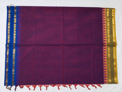 Mangalagiri Pure Cotton Saree with Rich Jari Border