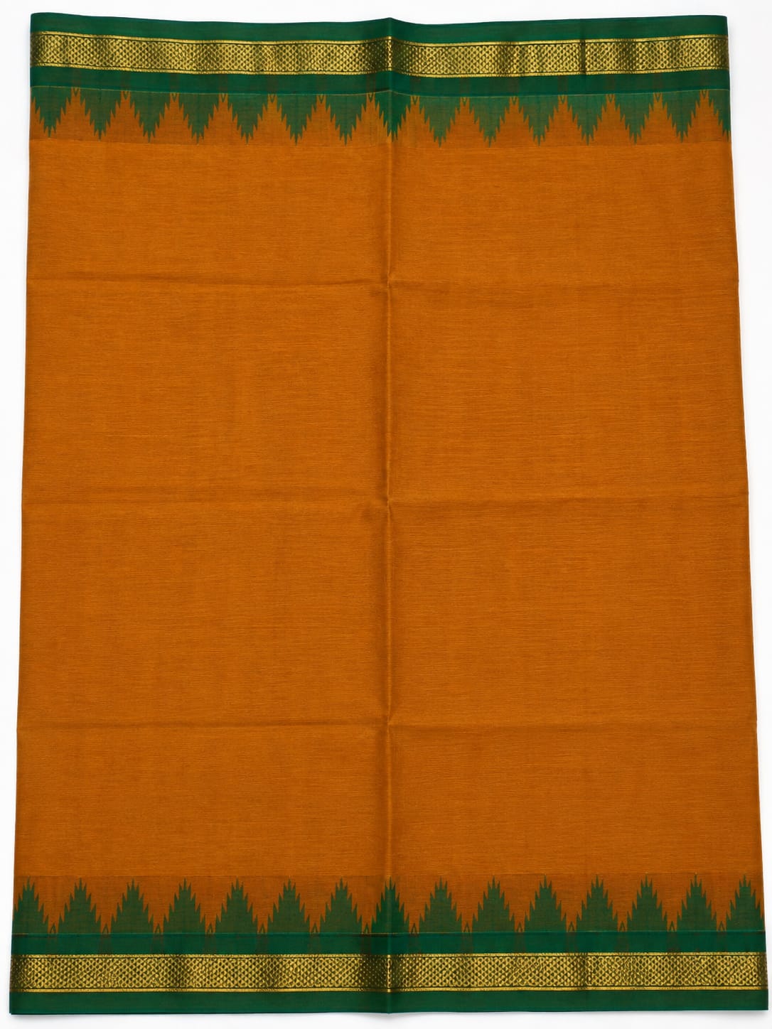 Mangalagiri Pure Cotton Saree with Rich Jari Border