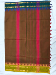 Mangalagiri Pure Cotton Saree with Rich Jari Border