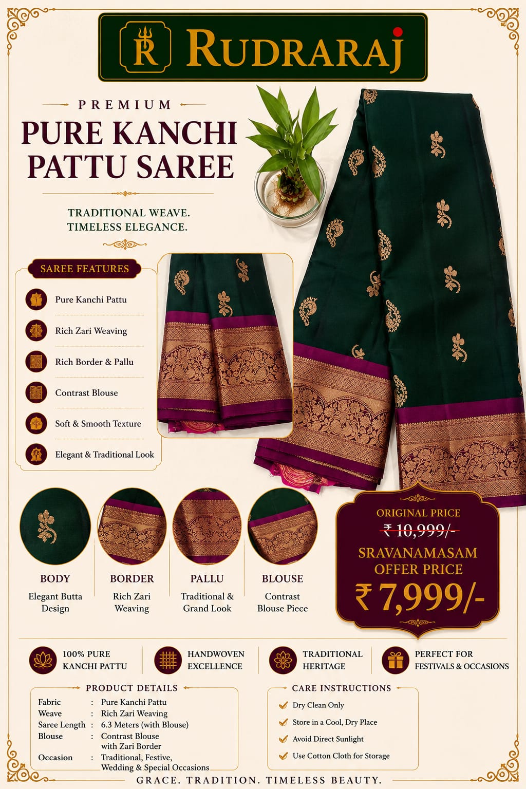 Kanchi Pattu Sarees