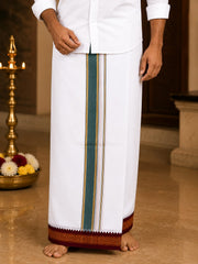 Mayilkhan Border Cotton Dhoti